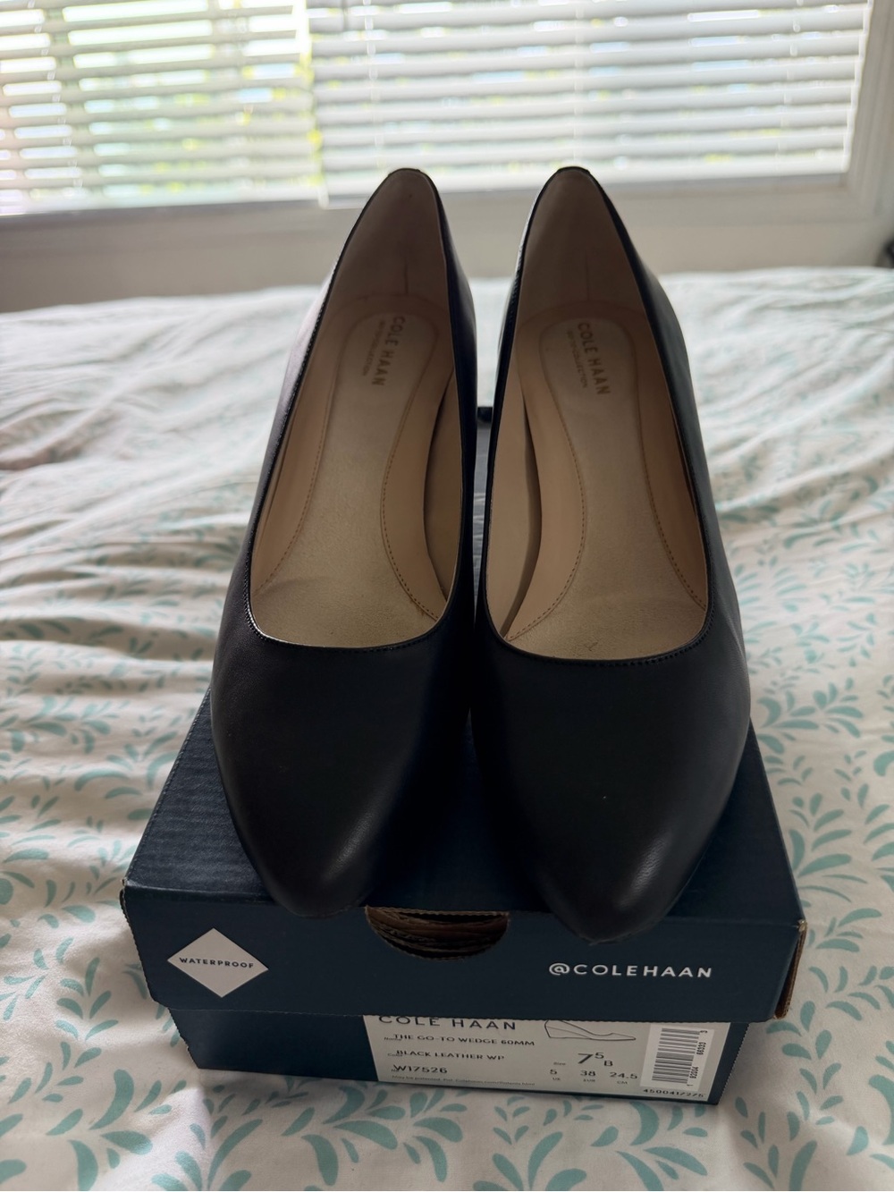 Cole Haan Go To Wedge 60mm waterproof Pump